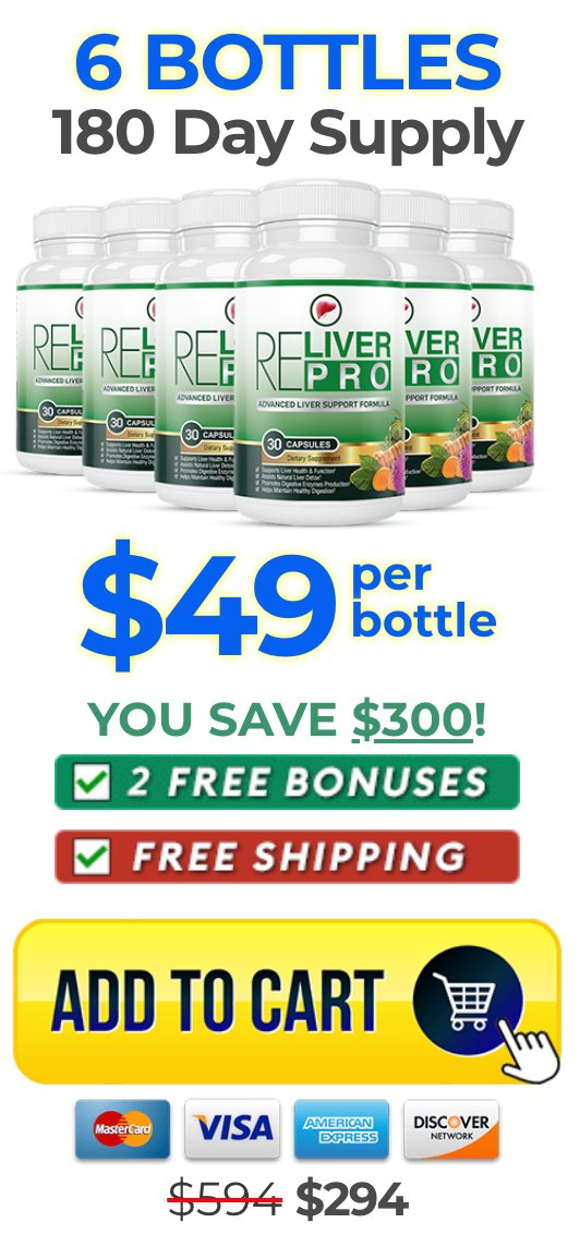 Reliver Pro - 6 Bottles